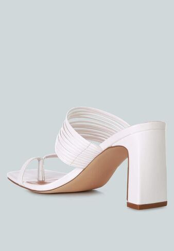 Follow Me Mid Block Heel Sandals in Kuwait