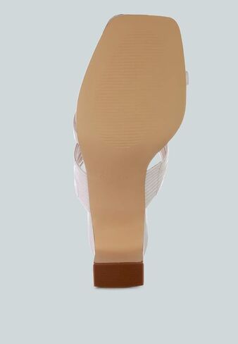 Follow Me Mid Block Heel Sandals in Kuwait