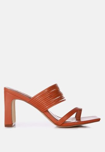 Follow Me Mid Block Heel Sandals in Kuwait