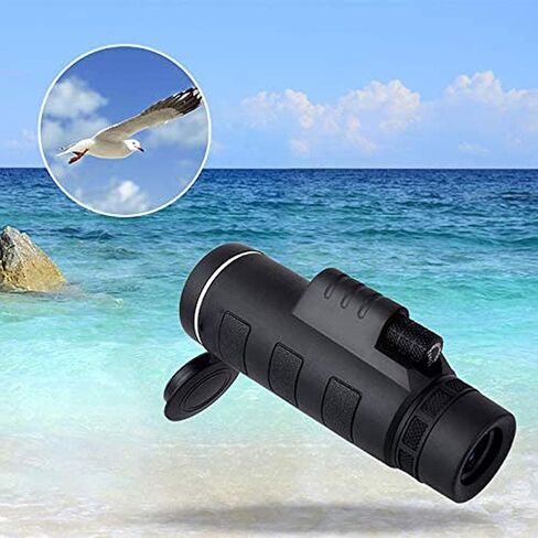 التلسكوبات أحادية العين 4K 10-300X40MM Teamepleto Zoom Telescope Monocular Telescope لمشاهدة الطيور // التخييم/المشي لمسافات طويلة/السفر/الحية الحية in Saudi Arabia