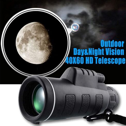 التلسكوبات أحادية العين 4K 10-300X40MM Teamepleto Zoom Telescope Monocular Telescope لمشاهدة الطيور // التخييم/المشي لمسافات طويلة/السفر/الحية الحية in Saudi Arabia