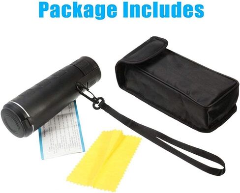 التلسكوبات أحادية العين 4K 10-300X40MM Teamepleto Zoom Telescope Monocular Telescope لمشاهدة الطيور // التخييم/المشي لمسافات طويلة/السفر/الحية الحية in Saudi Arabia