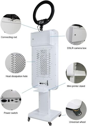 21.5 بوصة شاشة LCD التي تعمل باللمس المحمول كشك صور مرآة ماجي in Kuwait