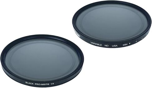 Tiffen 82mm FusionVND Series Black Pro-Mist 1/4 + Variable ND Filter in Saudi Arabia