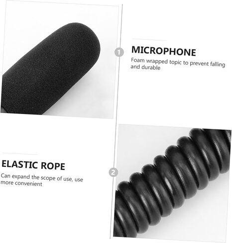 Homoyoyo Photography Interview Microphone for Cameras Noise-reducing Condenser Mic Shock Resistance for Professional Recording and Vlogging in Saudi Arabia