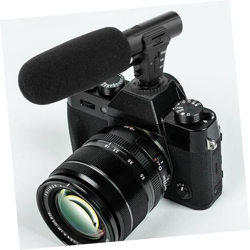 Homoyoyo Photography Interview Microphone for Cameras Noise-reducing Condenser Mic Shock Resistance for Professional Recording and Vlogging in Saudi Arabia