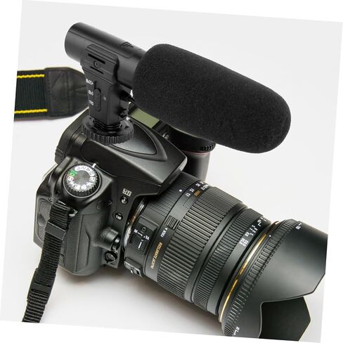 Homoyoyo Photography Interview Microphone for Cameras Noise-reducing Condenser Mic Shock Resistance for Professional Recording and Vlogging in Saudi Arabia