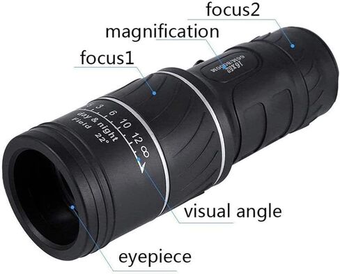 محمولة 16 × 52 عالية على مناظير مناظير البلاستي in Kuwait