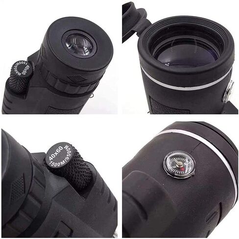 40X60 Monocular Telescope with Smartphone Holder & Tripod - High Power Binoculars for Bird Watching and Hiking in Saudi Arabia