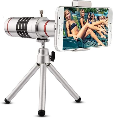 BAK4 تلسكوب أحادي التلسكوب - تكبير الطاقة أحادي التلسكوب أحادي التضخم 12x تلسكوب العدسة عالية الدقة مع الهاتف الذكي in Kuwait