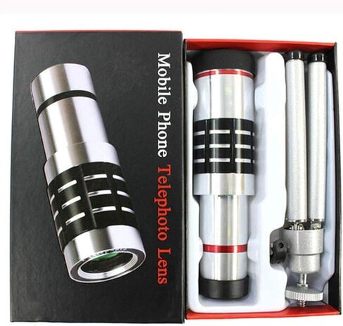BAK4 تلسكوب أحادي التلسكوب - تكبير الطاقة أحادي التلسكوب أحادي التضخم 12x تلسكوب العدسة عالية الدقة مع الهاتف الذكي in Kuwait