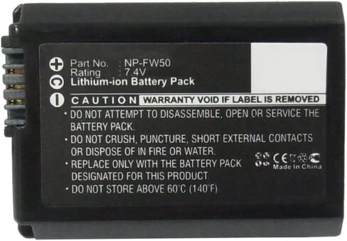 Synergy Digital Camera Battery, Compatible with Sony Alpha A3000 Digital Camera, (Li-Ion, 7.2V, 1500 mAh) Ultra High Capacity, Replacement for Sony NP-FW50 Battery in Saudi Arabia