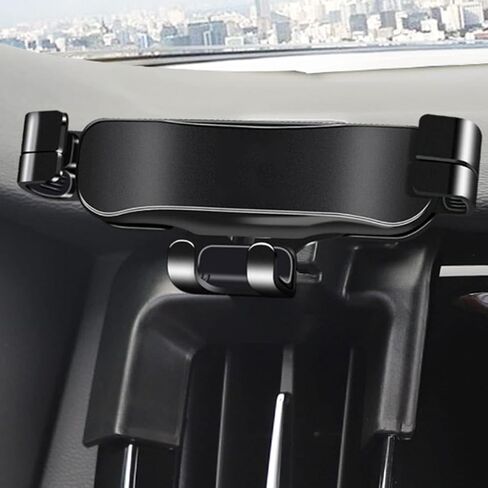 حامل هاتف السيارة لـ Volvo S60 2020-2021 2023 ، حامل قابل للتعديل 360 درجة ، قبضة آمنة ، وسهلة الاستخدام ، ويدًا خالية من اليدين للقيادة الآمنة ، والتصميم اليومي المتين ، والأسود in Saudi Arabia