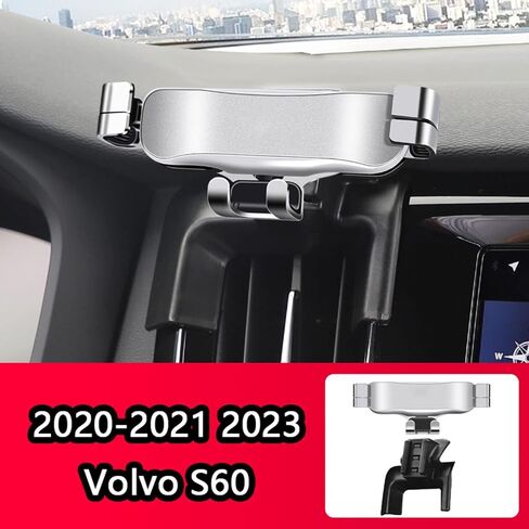حامل هاتف السيارة لـ Volvo S90/V90 2016-2023 ، حامل قابل للتعديل 360 درجة ، قبضة آمنة ، سهلة الاستخدام ، خالية من اليدين للقيادة الآمنة ، التصميم اليومي المتين ، ب 2022 in Saudi Arabia