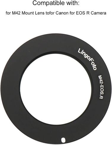 M42-EOS R خاتم محول العدسة ULTRA-SLIM لعدسات M42 MOUNT و CANON EOS RF Mount Camera EOS R52 R62 R100 R50 R1 R1N in Kuwait
