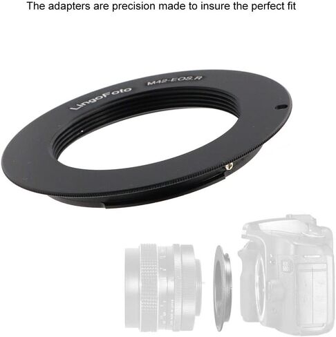 M42-EOS R خاتم محول العدسة ULTRA-SLIM لعدسات M42 MOUNT و CANON EOS RF Mount Camera EOS R52 R62 R100 R50 R1 R1N in Kuwait