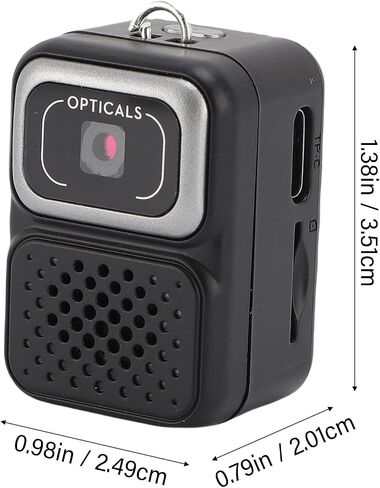 Yunir Mini Camera 1080P HD Video Recorder,Keychain Digital Camcorder with 0.96" HD Display,Portable Tiny Camera for Travel,Vlog,Night Shots,Study Recording (Gray) in Saudi Arabia