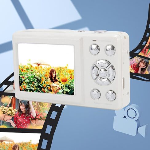 Bewinner 64mp 4K Digital Camera for Photography Video ، Camcorder Autofcus Travel مع شاشة 2.4 بوصة ، مرشحات ، بطارية طويلة للمراهقين ، الطلاب ، المدونة (الأسود) in Kuwait