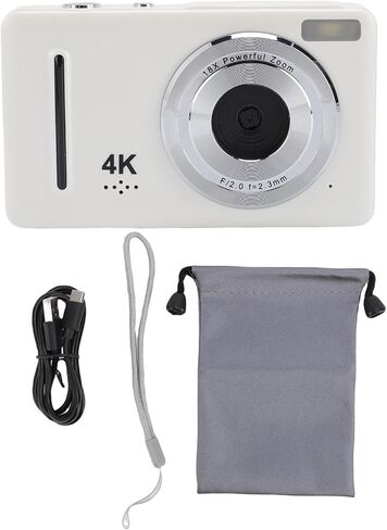 Bewinner 64mp 4K Digital Camera for Photography Video ، Camcorder Autofcus Travel مع شاشة 2.4 بوصة ، مرشحات ، بطارية طويلة للمراهقين ، الطلاب ، المدونة (الأسود) in Kuwait