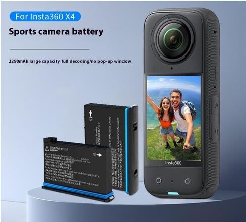 يمكن لشاحن البطارية/البطارية تعيين Insta360 x4 مع كابل الشحن شحن ثلاث بطاريات في نفس الوقت (Charger+2 بطارية) in Kuwait