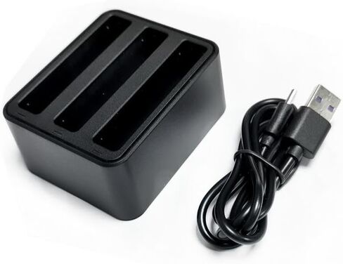 يمكن لشاحن البطارية/البطارية تعيين Insta360 x4 مع كابل الشحن شحن ثلاث بطاريات في نفس الوقت (Charger+2 بطارية) in Kuwait