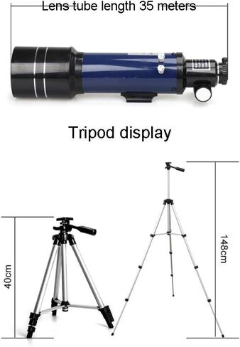 Telescope for Kids,Beginners,70mm Aperture 400mm Astronomical Refractor Telescope,Portable Travel Telescope for Adult with Travel Bag in Saudi Arabia