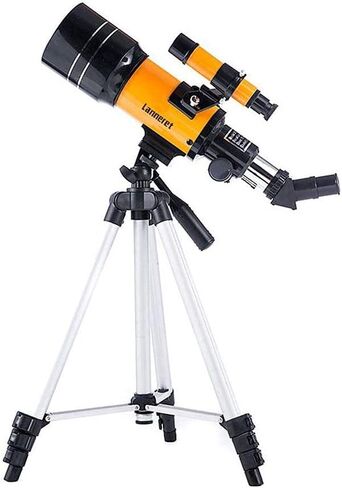 Astronomical Telescope,300mm Focal Length 70mm Aperture Refractor Monocular Telescope 175X Lens with Tripod Moon Filter Stargazing in Saudi Arabia