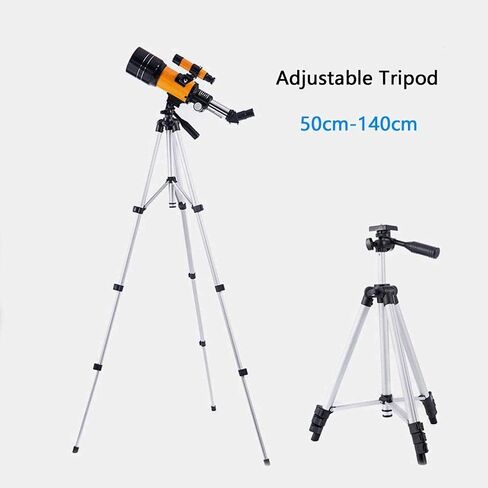 Astronomical Telescope,300mm Focal Length 70mm Aperture Refractor Monocular Telescope 175X Lens with Tripod Moon Filter Stargazing in Saudi Arabia