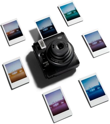 Fujifilm Instax Mini 99 كاميرا فيلم فورية مع قطعة قماش تنظيف الألياف الدقيقة ... (كاميرا + 1 حزمة توأم) in Saudi Arabia