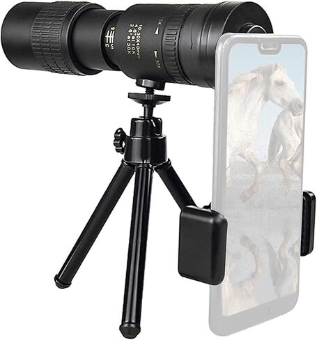 4K 10-300x40mm تلسكوب أحادي Telephoto Zoom Monocular Starscope بالملف in Kuwait
