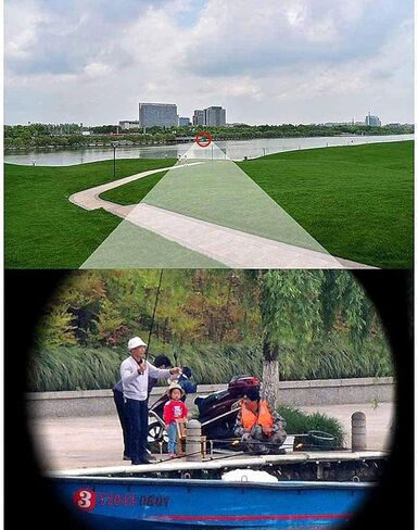 Telescope 10-30 × 42 عالي الطاقة تكبير وحيد مع رؤية ليلية متينة مع محول الهواتف الذكية وترايش BAK4 PRISM FMC عدسة الطيور أحادية in Kuwait