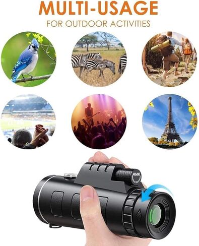 تلسكوب أحادي 40 × 60 إد زجاجًا أحاديًا فائقة العدوى متعددة in Kuwait