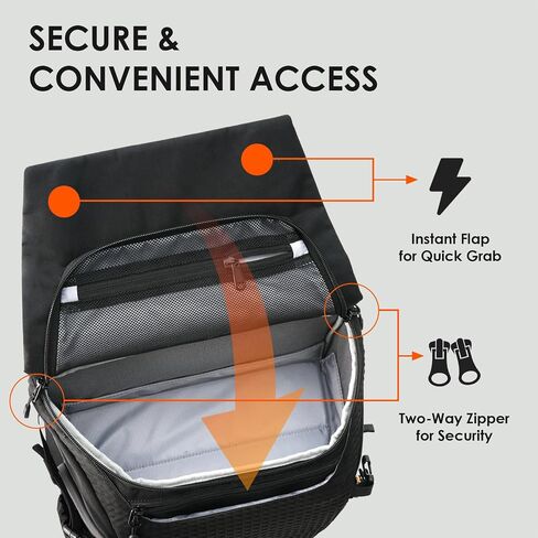 TARION Camera Backpack for Photographers Compact 12L Green TB-S | 14 Inch Laptop Compartment, Rain Cover, Bottom Tripod Holder, for DSLR Mirrorless Cameras, Everyday Shooting in Saudi Arabia