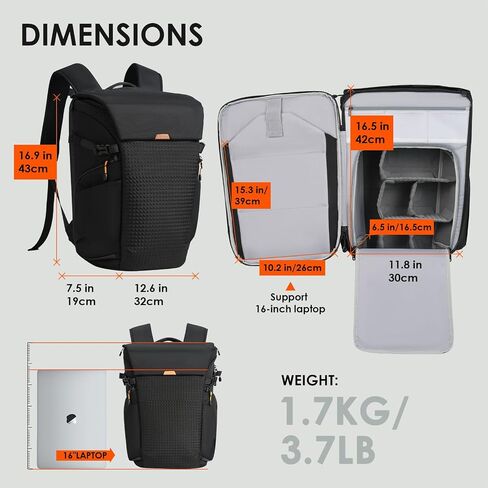 TARION Camera Backpack for Photographers Compact 12L Green TB-S | 14 Inch Laptop Compartment, Rain Cover, Bottom Tripod Holder, for DSLR Mirrorless Cameras, Everyday Shooting in Saudi Arabia
