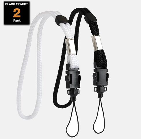 Digital Nc 2 Pack Wrist Strap (Lanyard Style) Adjustable with Quick-Release Compatible With Canon PowerShot SD790 is in Saudi Arabia