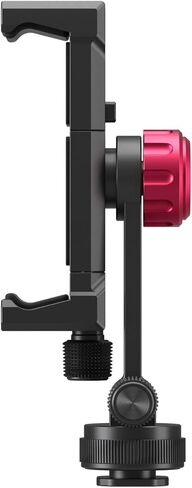 Ulanzi MA61 Metal Phone Tripod Mount مع حذاء بارد ، 360 درجة قابلة للتعديل حذاء كاميرا هاتفية للتركيب لجهاز iPhone 16 15 14 Pro Max ، Samsung Galaxy ، مشبك سبيكة الألمنيوم للتدفق المباشر ، البث المباشر ، الفيديو in Kuwait