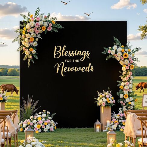 6.6FT x 6.6FT Nude Square Arch Backdrop Covers Spandex Fitted Wedding Arch Covers Stretchy Backdrop for Baby Shower Birthday Party Bridal Shower Ceremony Photo Photography Background Decorations in Kuwait