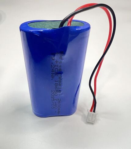 1pcs 7.4v بطاريات li-ion القابلة لإعادة الشحن 2600 مللي أمبير في الساعة ، 18650 2S1P حزمة البطارية تدعم 3C التفريغ المستمر مع 2.54 JST-XH ، 19.24WH/5.2A ، الأزرق ، 6.75 × 3.68x1.85 سم (19.24 ساعة/5.2A) in Saudi Arabia