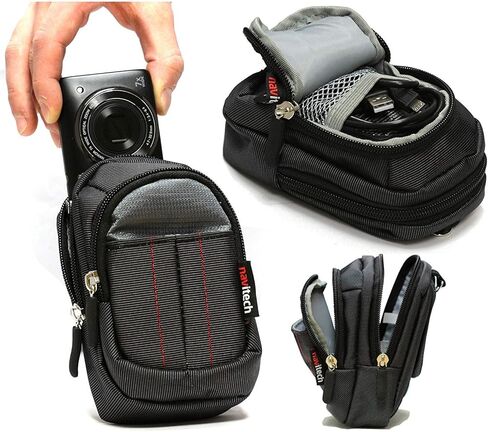 حقيبة حالة الكاميرا الرقمية Navitech Black متوافقة مع Nikon Coolpix A1000 in Kuwait