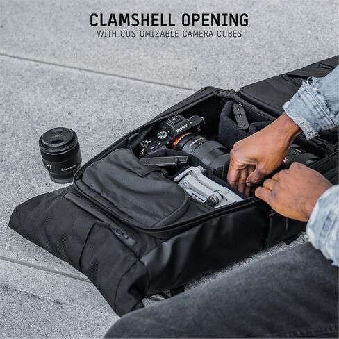 Wandrd All Prvke 15L V4 Camera Backpack: حقيبة تحمل سفر مكعبات الكاميرا المدمجة مع وصول جانبي سريع ، تمدد Rolltop ، فتحة البطلينوس ، مقابض مغناطيسية. in Kuwait