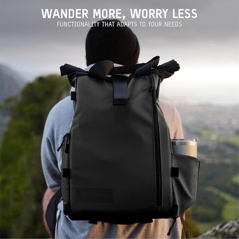 Wandrd All Prvke 15L V4 Camera Backpack: حقيبة تحمل سفر مكعبات الكاميرا المدمجة مع وصول جانبي سريع ، تمدد Rolltop ، فتحة البطلينوس ، مقابض مغناطيسية. in Kuwait