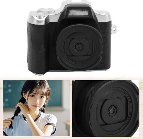 كاميرا Zunate Mini Keychain ، 48 ميجابكسل HD Mini Digital Camera ، كاميرات صغيرة محمولة صغيرة قديمة الصغرى ، شاشة عالية الدقة 1.54 بوصة لتسجيل دراسة السفر (وردي) in Saudi Arabia