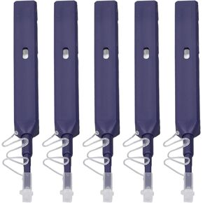 Fiber Optic Cleaner Pen LC MU 5Pcs Non Destructive High Efficiency Cleaning Tool for SC FC ST Connectors with 800+ Clean Times in Saudi Arabia