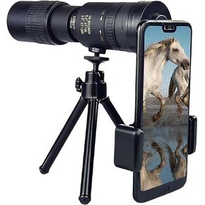 4K 10 300x40mm teapto Zoom أحادي التلسكوب المقاوم للماء الرؤية الليلية أحادية اللون مع حامل الهواتف الذكية وهدايا ترايبود للرجال in Kuwait