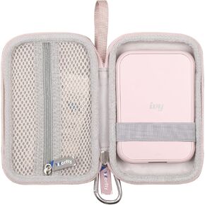 Hard Case for Canon Ivy 2 Mini Photo Printer, Carrying Case for Canon Printer Mini IVY CLIQ+ / CLIQ/CLIQ 2/ +2 Instant Camera, Mesh Pocket fits Paper Cable, Rose Gold(Box Only) (Rose Gold) in Kuwait