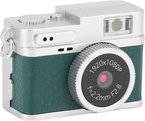 ASHATA Portable Digital Camera for Travel, 1080P Video & Photo Camera with Flash Light, 6 Filters, 0.96 Inch Color Screen, Affordable Video Cam Camcorder for Vlogging and Photography (Green) in Saudi Arabia