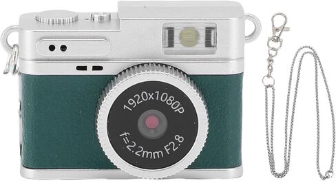 ASHATA Portable Digital Camera for Travel, 1080P Video & Photo Camera with Flash Light, 6 Filters, 0.96 Inch Color Screen, Affordable Video Cam Camcorder for Vlogging and Photography (Green) in Saudi Arabia
