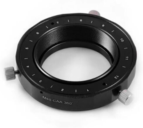 ° CAA Rotator Adjusts Camera Angle M48 Adapter Astronomical Telescope Parts S8252 Black 500434895A1 in Saudi Arabia