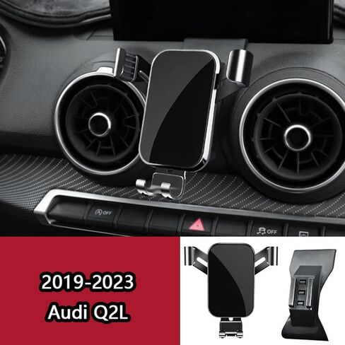 حامل هاتف السيارة لـ Audi Q2L 2019-2023 ، حامل قابل للتعديل بزاوية 360 درجة ، قبضة آمنة ، وسهلة الاستخدام يد واحدة ، خالية من اليدين للقيادة الآمنة ، التصميم اليومي المتين ، C in Kuwait