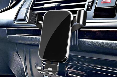 Car Phone Mount for Audi A6L 2012-2018, 360° Rotation Adjustable Holder, Secure Grip, Easy One Hand Use, Hands Free for Safe Driving, Durable Everyday Design,B Silver in Saudi Arabia